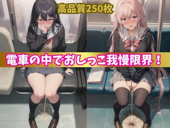 「JK」 電車の中でおしっこ限界！ 『同人』