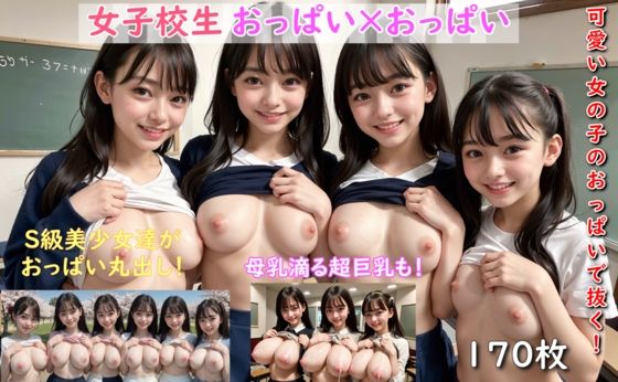 「JK」 女子校生 おっぱい×おっぱい 『同人』