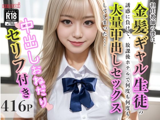 「JK」 担任教師の僕は、金髪ギャル生徒の誘惑に負けて、放課後ホテルで...