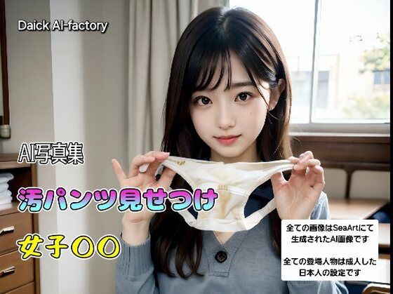 「JK」 AI写真集汚パンツ見せつけ女子○○ 『同人』