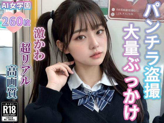 「JK」 女子校生のパンチラ盗撮＆大量ぶっかけ 『同人』