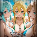 「JK」 【SA〇編】知ってる？このプール…備え付けの「オナホ」があるらしいよ？6話ア〇ナ・ユ〇キ・シ〇ン・リー〇ァ 『同人』