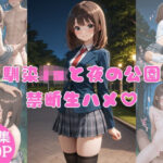 「JK」 幼馴染JKと夜の公園で禁断生ハメ 〜月明かりの下で連続中出し〜 『同人』