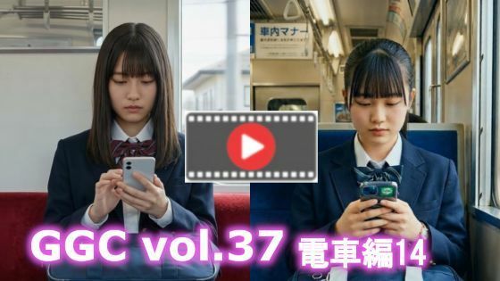 「JK」 【AI動画】GGC vol.37 電車編14【制服パンチラ】...