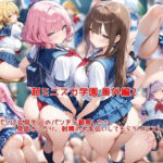 「JK」 超ミニスカ女学園 番外編2〜パンツ丸見えJKのパンチラ観察したり、見抜きしたり、射精のお手伝いしてもらうイラスト集〜 『同人』
