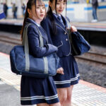 ＜JK＞ 痴●OK娘スペシャル 豪華版 毎朝、電車で見かける美少女J○2人組を連日痴●で中出しまでOKさせろ 『高画質』