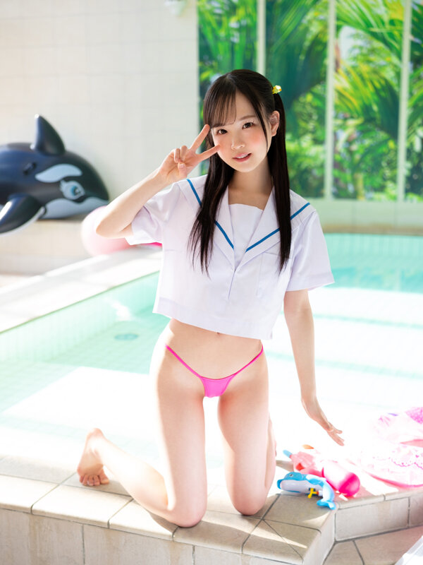 ＜JK＞ 夏休み無毛ららちゃんと卑猥なごっくんプール教室 『高画質』