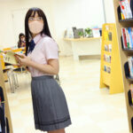 ＜JK＞ 図書館で声も出せず糸引くほど愛液が溢れ出す敏感娘25 乳首開発でイキまくる女子○生2枚組SP 『高画質』