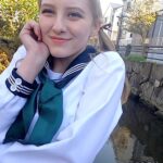 <JK> 【独占留学】素人セーラー服生中出し メロディー・雛・マークス ちくぴんく×おもてなし中田氏×北欧金髪天使 COCO Premier 『高画質』