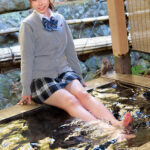 ＜JK＞ 大人未満 純粋な少女の口、顔、アソコに射精し続ける温泉旅行～性に目覚める制服美少女～ 『高画質』