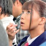 ＜JK＞ 痴●師の強引接吻で発情しバックで自ら腰を振りながら振り向きディープキスで舌を絡める女子○生 『高画質』