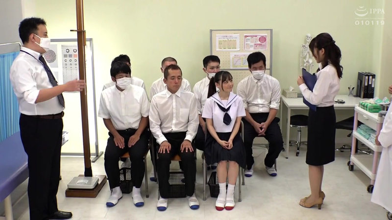 ＜JK＞ 羞恥！全裸となり男女混合で行う発育身体測定2021 『高画質...