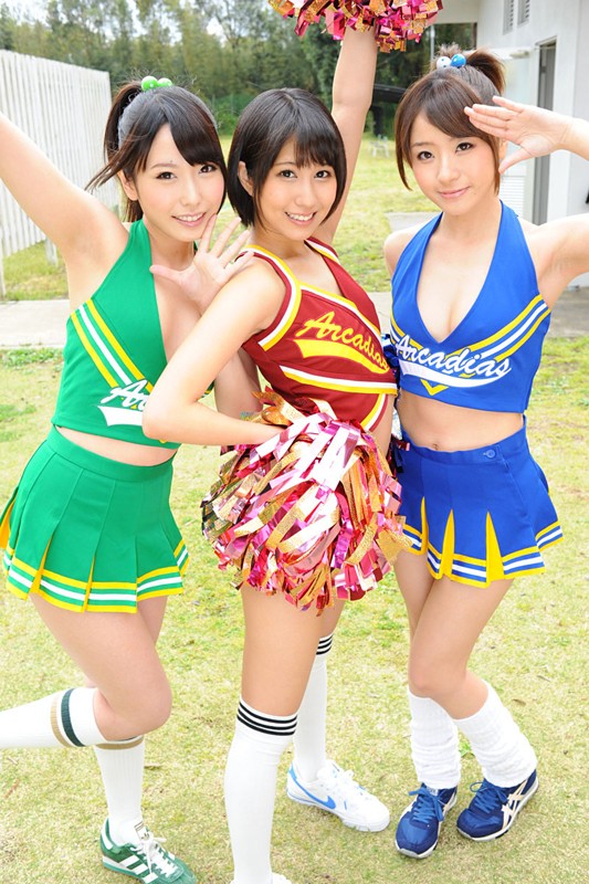 ＜JK＞ JKチアガールズ 有村千佳×湊莉久×初美沙希 『高画質』