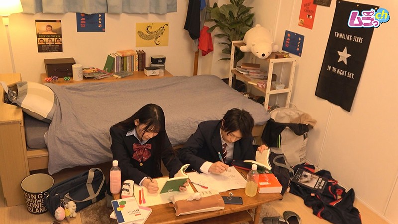 ＜JK＞ カップル盗撮 勉学に勤しむべき学生カップルが、親の居ぬ間に盛...