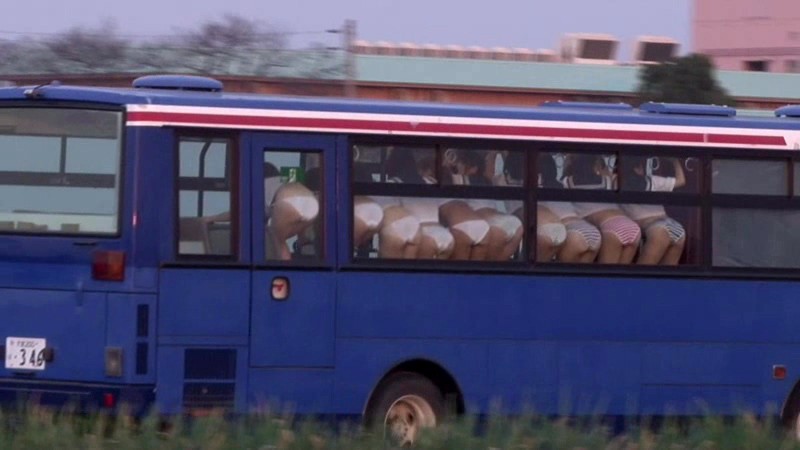 ＜JK＞ 巨尻詰め放題JKスクールバス 『高画質』