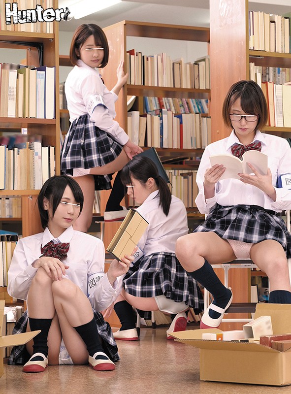 ＜JK＞ 無防備パンチラはわざと？ボクが入った図書委員会の女子たちは、...