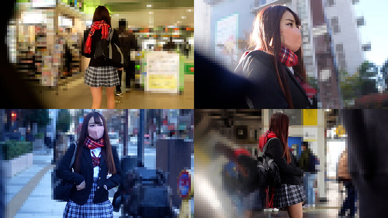 ＜JK＞ 痴●電車＃036 発育バッチリの爆乳J● 『高画質』