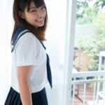 ＜JK＞ 清楚そうな見た目でも中出しSEXが大好きな敏感微乳Aカップ女子校生 三宅美香 『高画質』