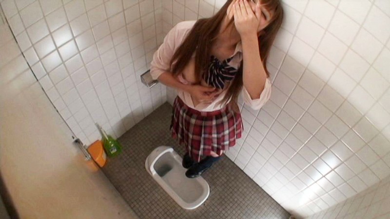 ＜JK＞ 女子校生トイレde立ちオナニー盗撮 『高画質』
