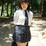 ＜JK＞ パイパン♪女子校生 身長148cm×ロリ顔×空手師範のAカップ貧乳×芹沢ゆず 『高画質』