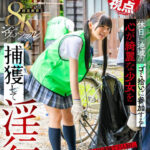 ＜JK＞ 【VR】【8K】【高画質 追跡視点】休日に地域のゴミ拾いに参加する心が綺麗な少女を捕獲して淫行 『高画質』