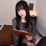 ＜JK＞ 【VR】制服リフレで教え子とまさかの遭遇…バ、バレてない？気まずさ、背徳感、教師失格…でも、でも、普段は見られないスカートの中の太腿とパンティに下心を抑えきれず禁断の裏オプ（本番）交渉 渚あいり 『高画質』