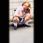 ＜JK＞ 生意気ドSな炉利ギャルがM男を罵倒と責めテクで精子搾り取り調教 チ●コを生挿入させられ罵倒責め限界発射 菊池はる 『高画質』